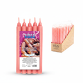 Candele rituali amore pacchetto da 5 su sfondo bianco