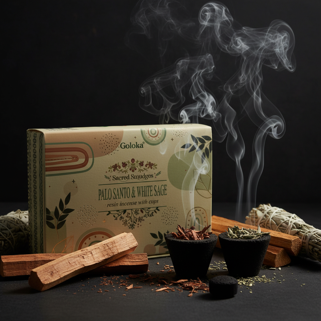 Carboncini con fumo bianco purificazione