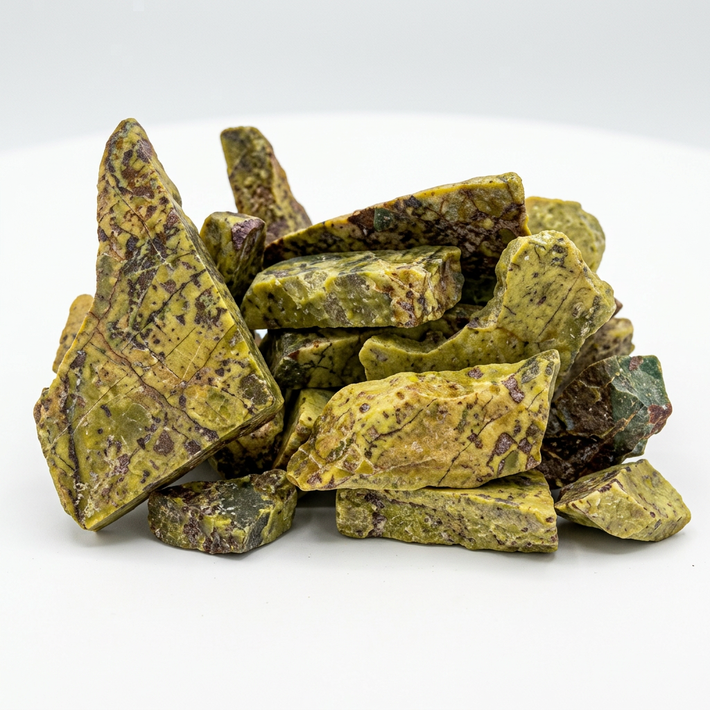 Atlantisite grezza con luce morbida