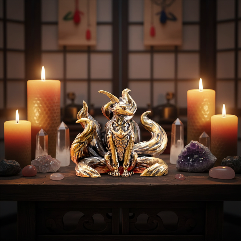 Kitsune ottone - lifestyle altare drammatico