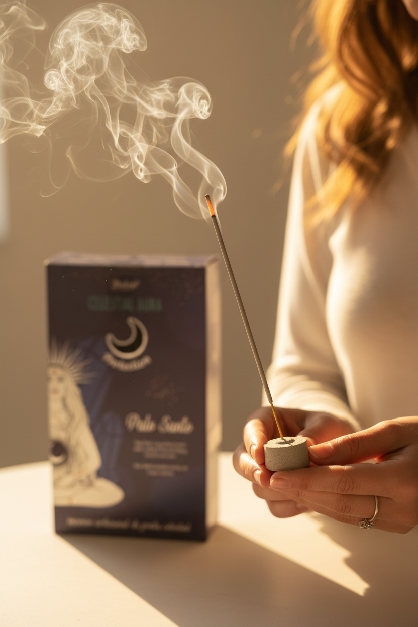Incenso Celestial Aura Palo Santo - In mano