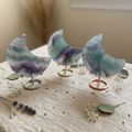 Luna in Fluorite Rainbow - tre varianti basi
