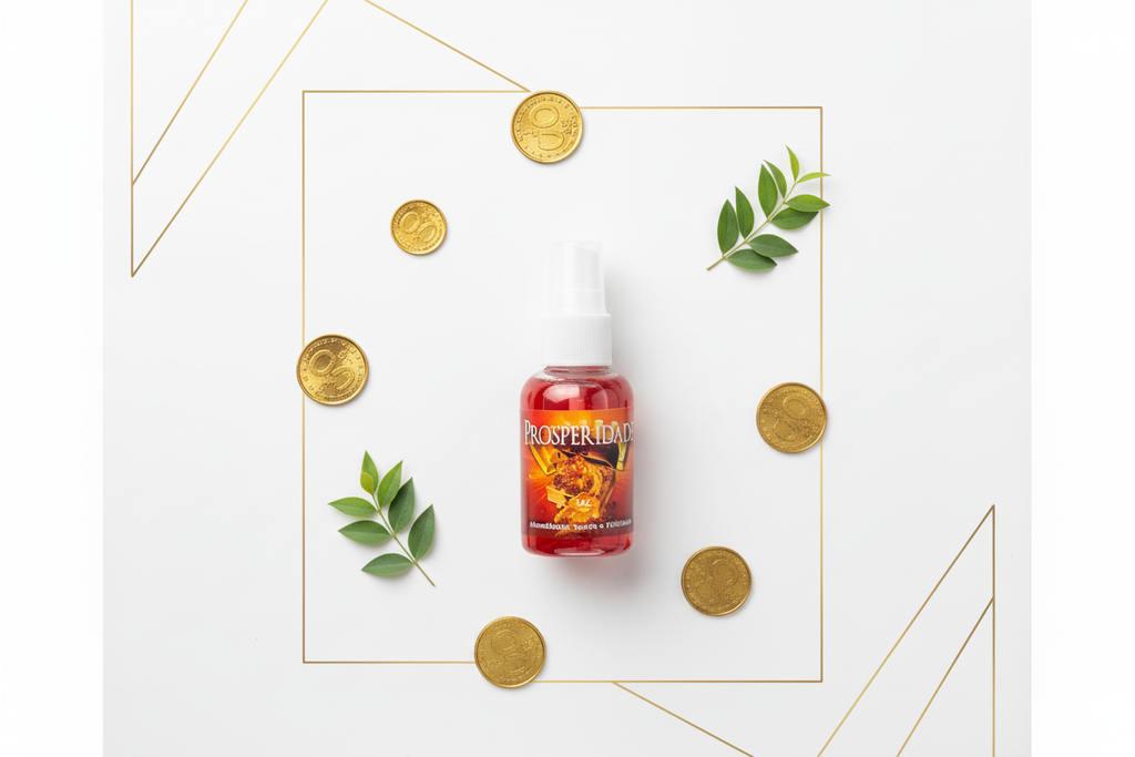 Spray SAC Prosperidade - Flat lay
