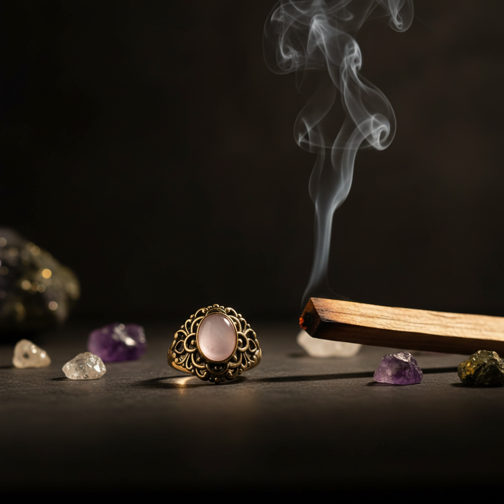 Anello Ottone Gold Vintage - palo santo