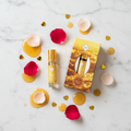 Flatlay su marmo