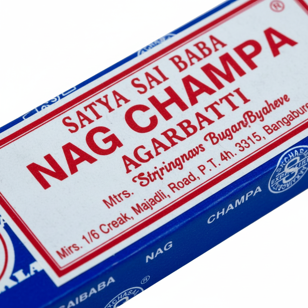 Satya Nag Champa - macro close-up