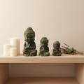 Buddha Giada Verde Xiuan - lifestyle su altare