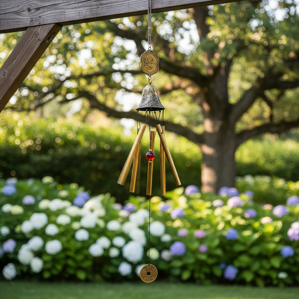 Campanella a vento Spirit 60cm - lifestyle esterno