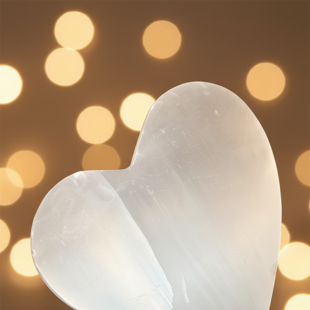 Cuori di Selenite - Macro Close-up