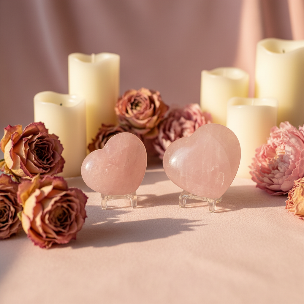 Cuori Quarzo Rosa - Lifestyle Romantico
