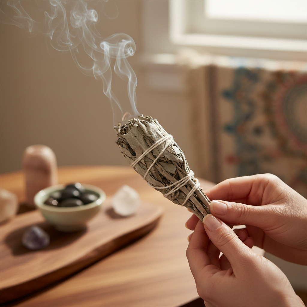 Torcia di Salvia Bianca - rituale smudging