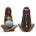 Statua Madre Terra Gaia - fronte e retro