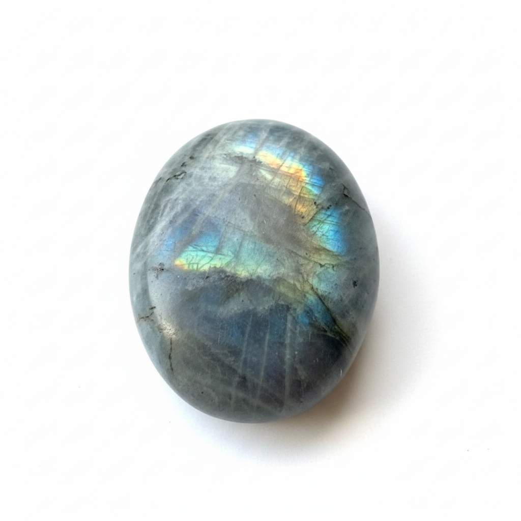 Palmstone labradorite chiara - macro close-up