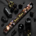 Tulasi Black Magic incensi - composizione gotica con rose nere e ossidiana