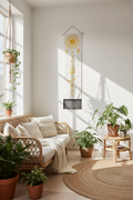 Arazzo pianeti sistema solare - living boho rattan
