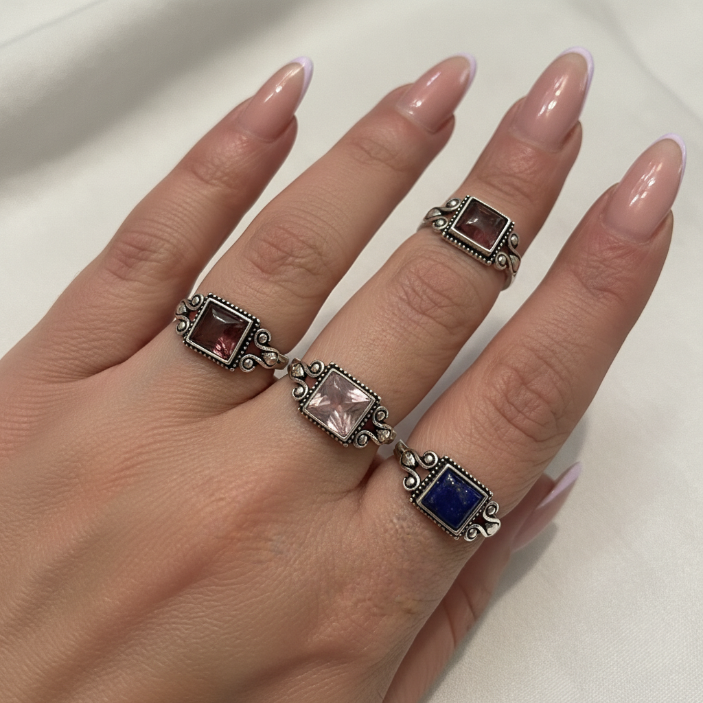 Anello Barocco Silver - indossati