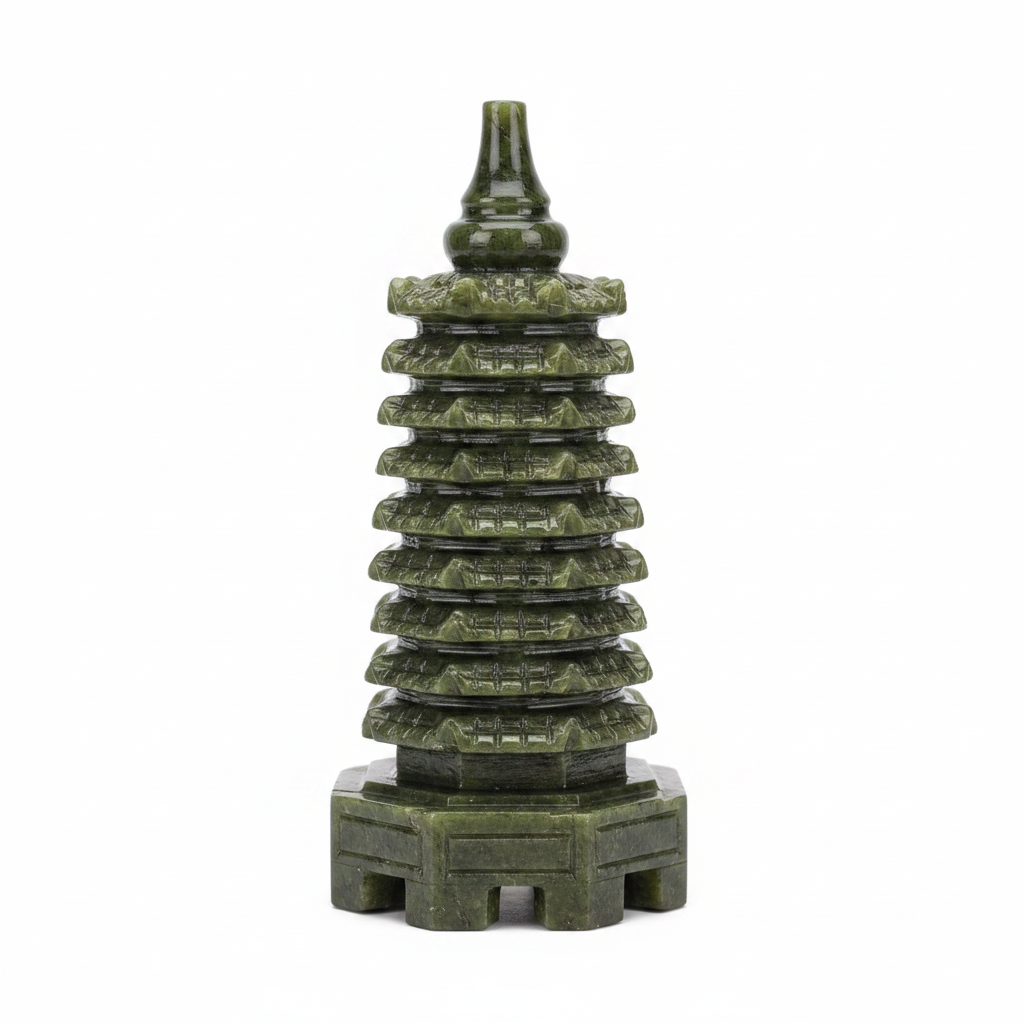 Pagoda Giada Xiuan - sfondo bianco