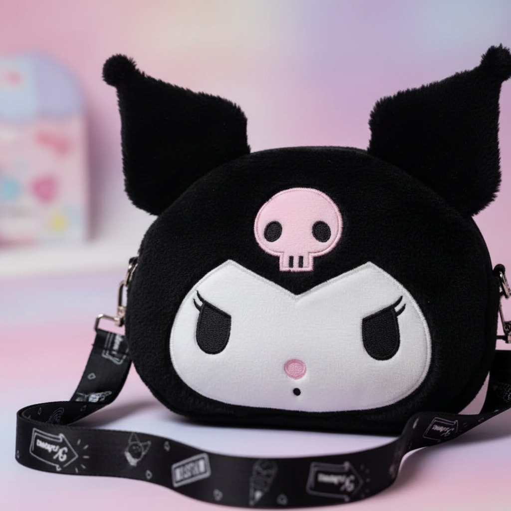 Borsa Kuromi - close-up viso