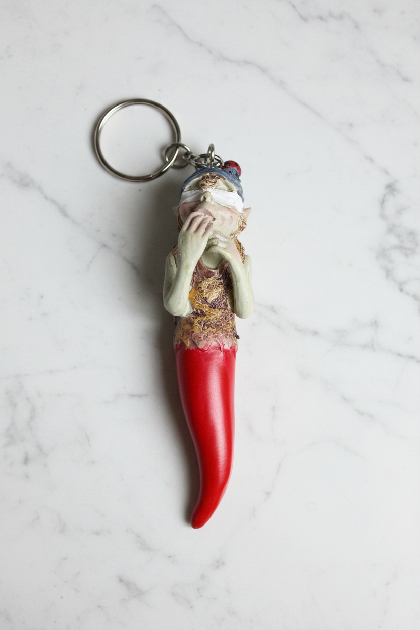 Pixie Bendato Corno - flatlay su marmo