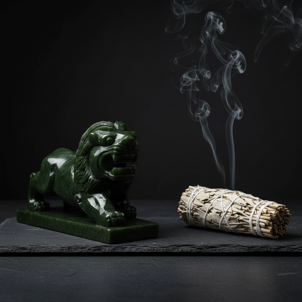 Leone Giada Xiuan - con incenso