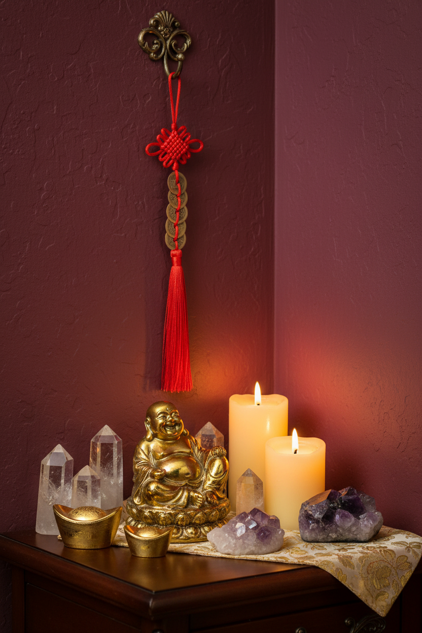 Monete feng shui - altare prosperità feng shui
