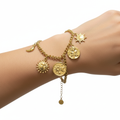 Bracciale Sole e Luna indossato - luce naturale