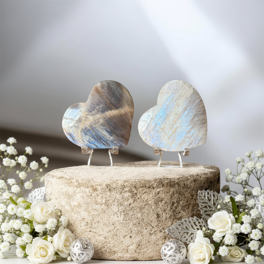 Cuori Pietra di Luna - Lifestyle Lunare