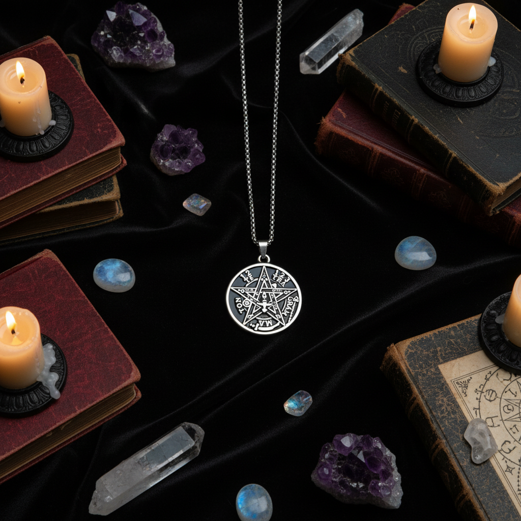 Collana Tetragrammaton – Flat Lay