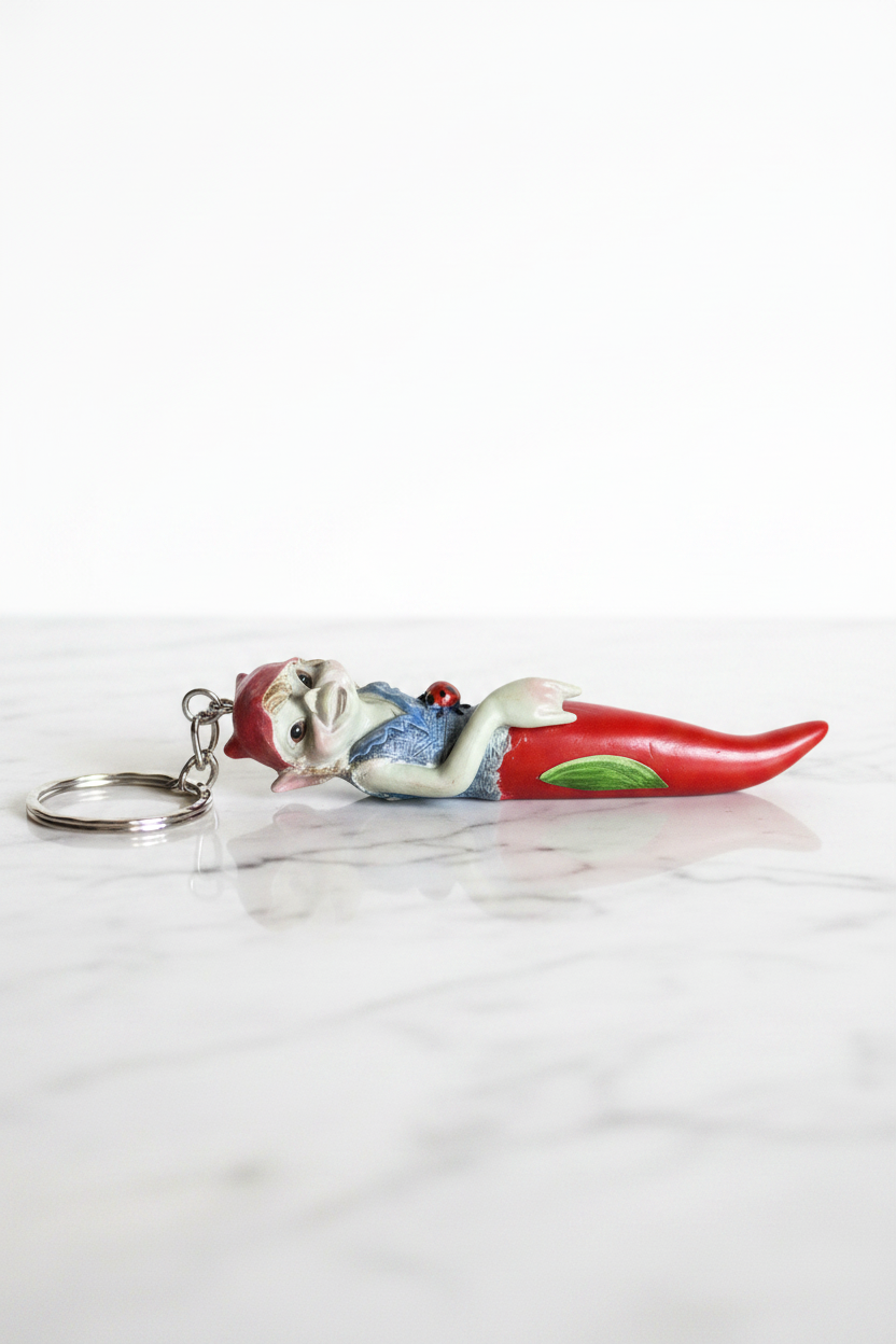 Pixie Maschio Corno - flatlay su marmo