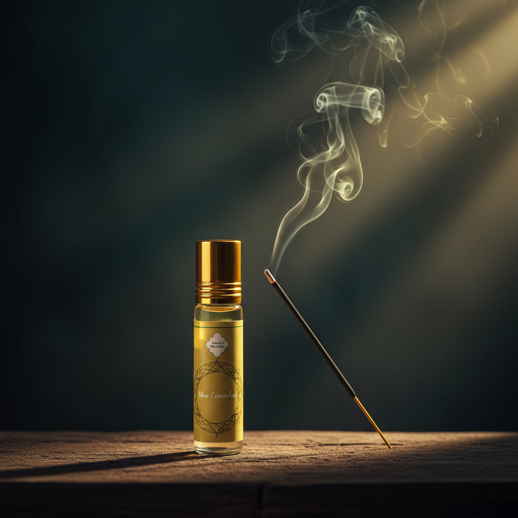 Incenso e luce dorata