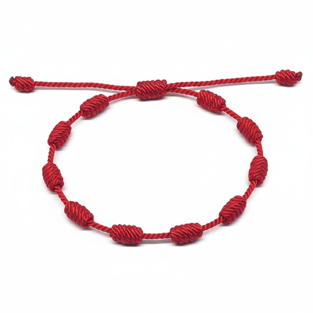 Braccialetto 7 Nodi Francescani sfondo bianco