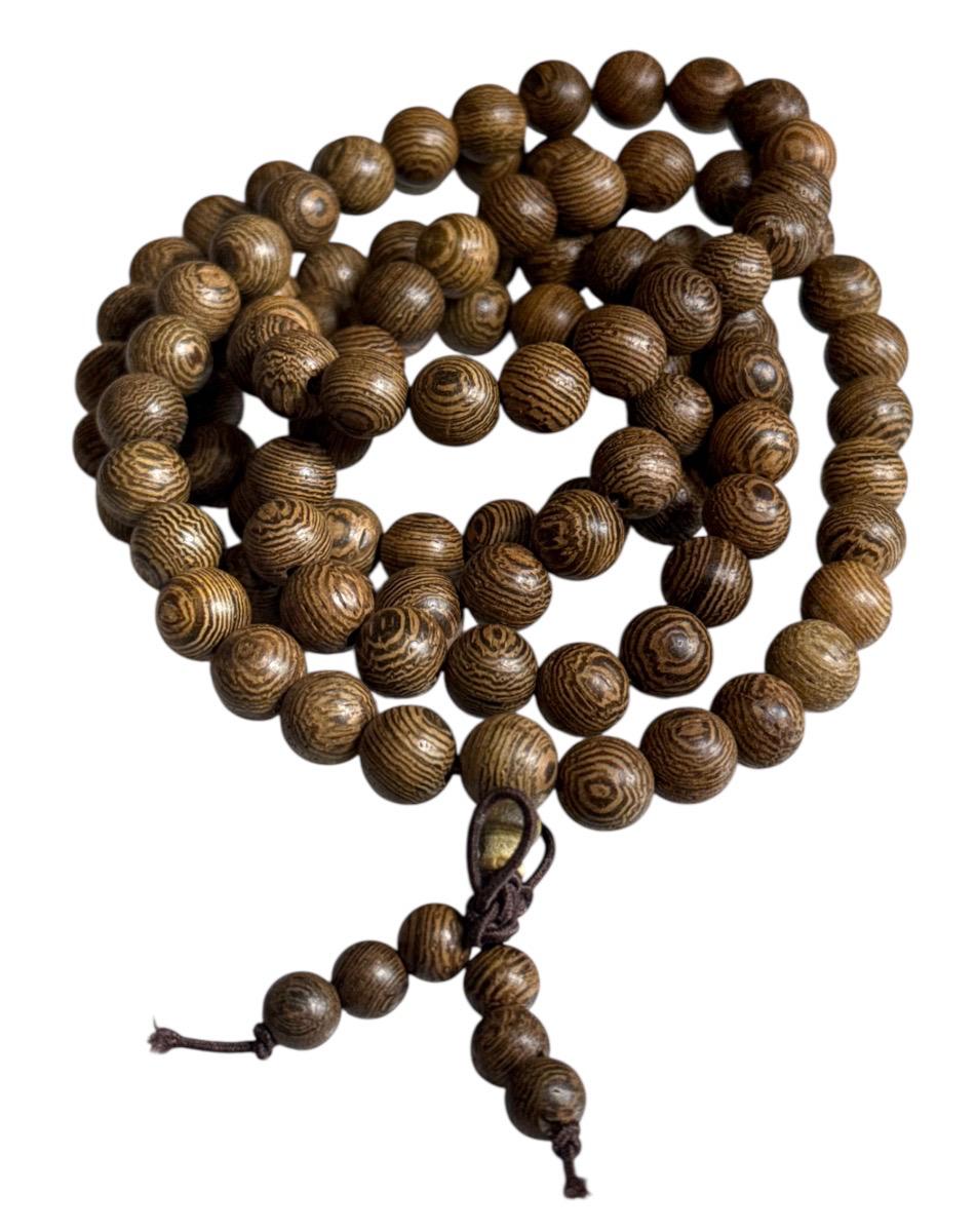 Mala Tibetano Elastico Legno di Sandalo 8mm