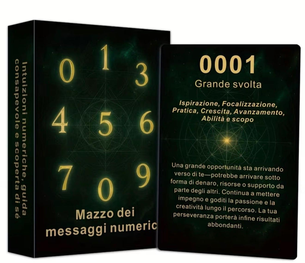 Mazzo dei Messaggi Numerici - Carte Oracolo