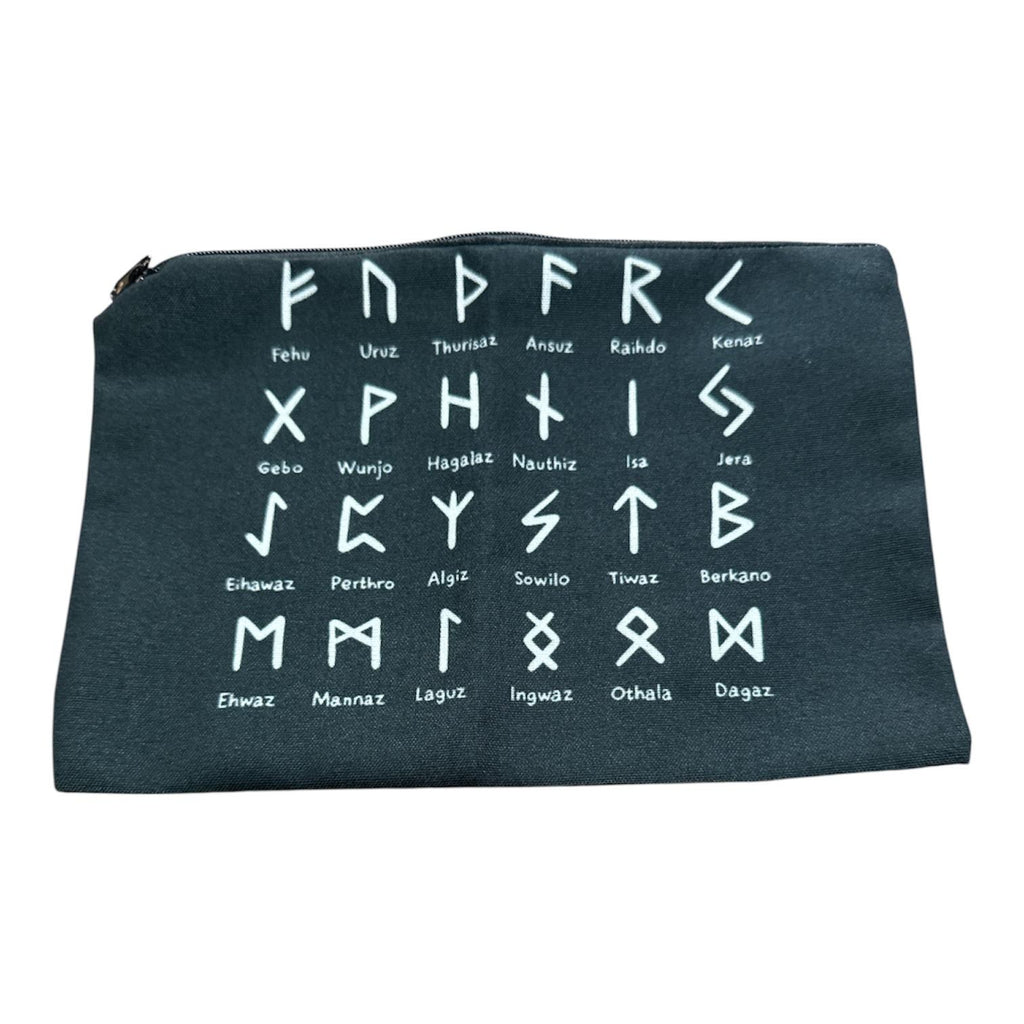 Pochette Rune Futhark Alfabeto Nordico 22x15cm