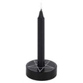 Portacandele Pentagramma Nero Gotico per Candele Rituali
