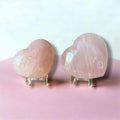 Cuore di Quarzo Rosa Naturale