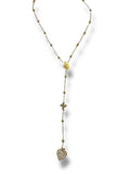 Collana Rosario Cuore Sacro in Acciaio Inox