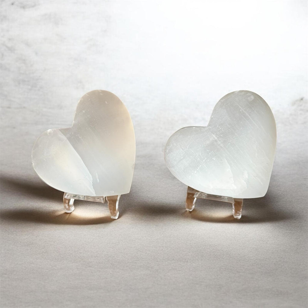 Cuore di Selenite Naturale