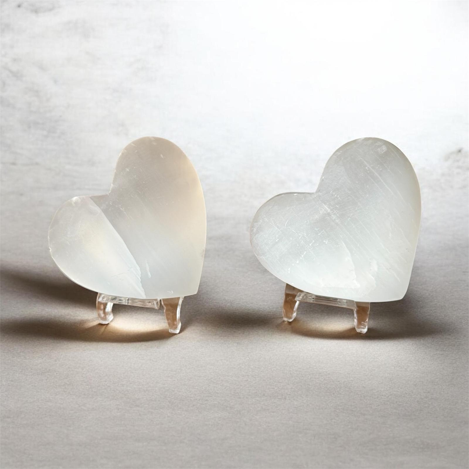Cuore di Selenite Naturale