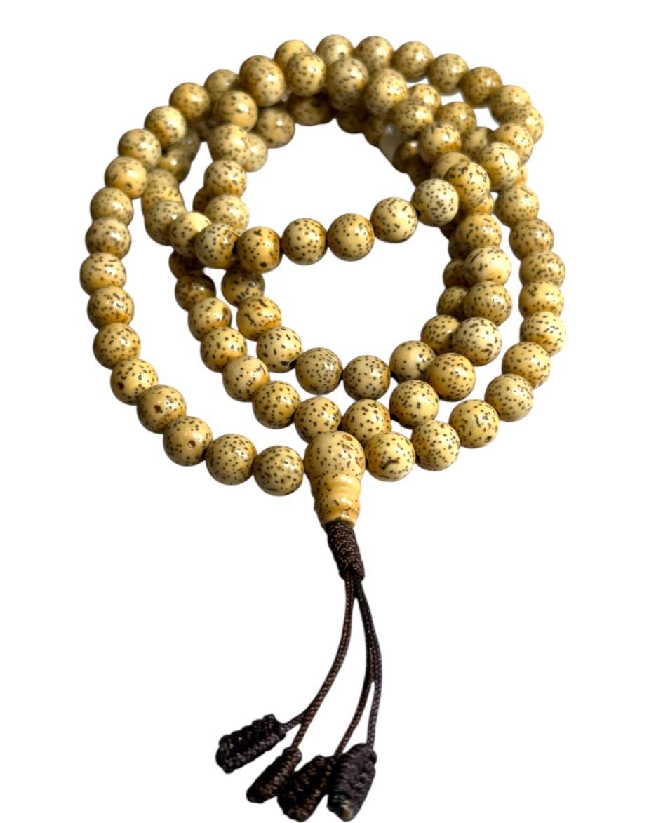 Japamala Tibetano Semi di Loto 6mm