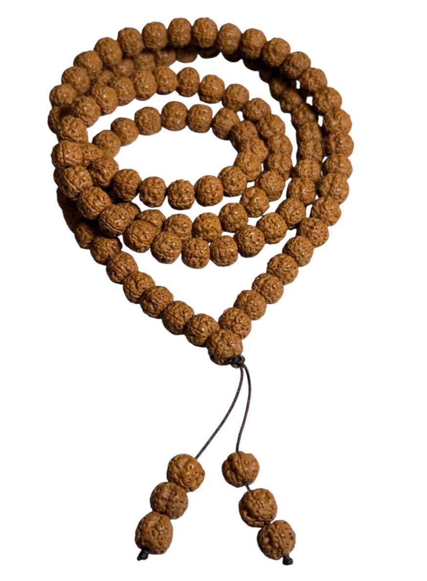 Japamala Tibetano Semi di Rudraksha 10mm