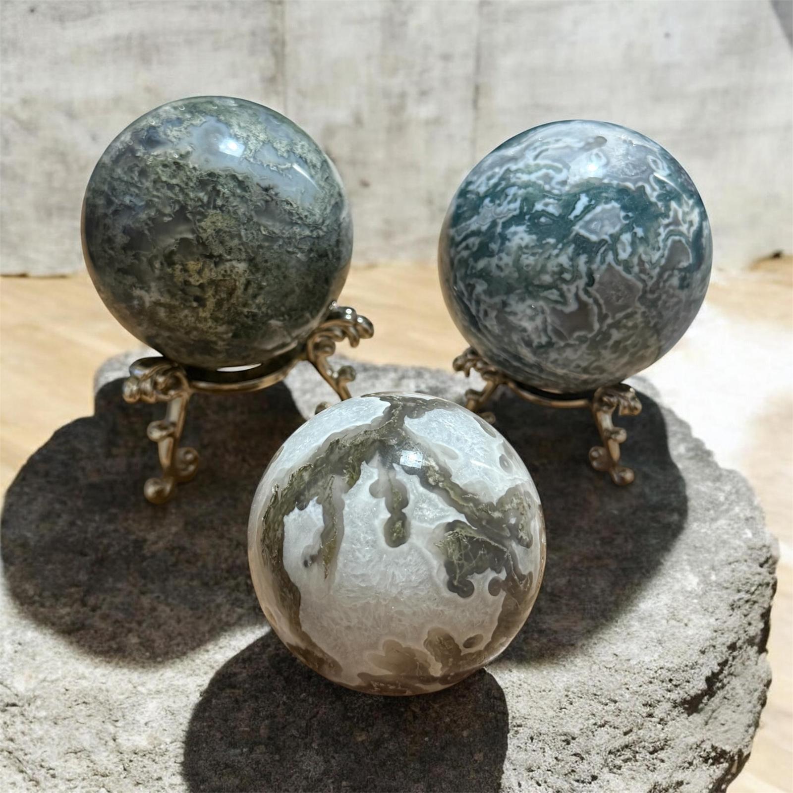 Sfera Agata Muschiata