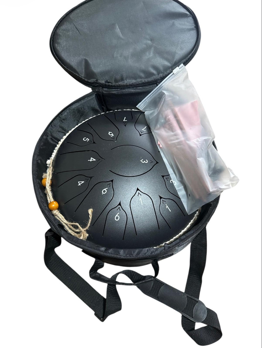 Tongue Drum 35 cm Nero