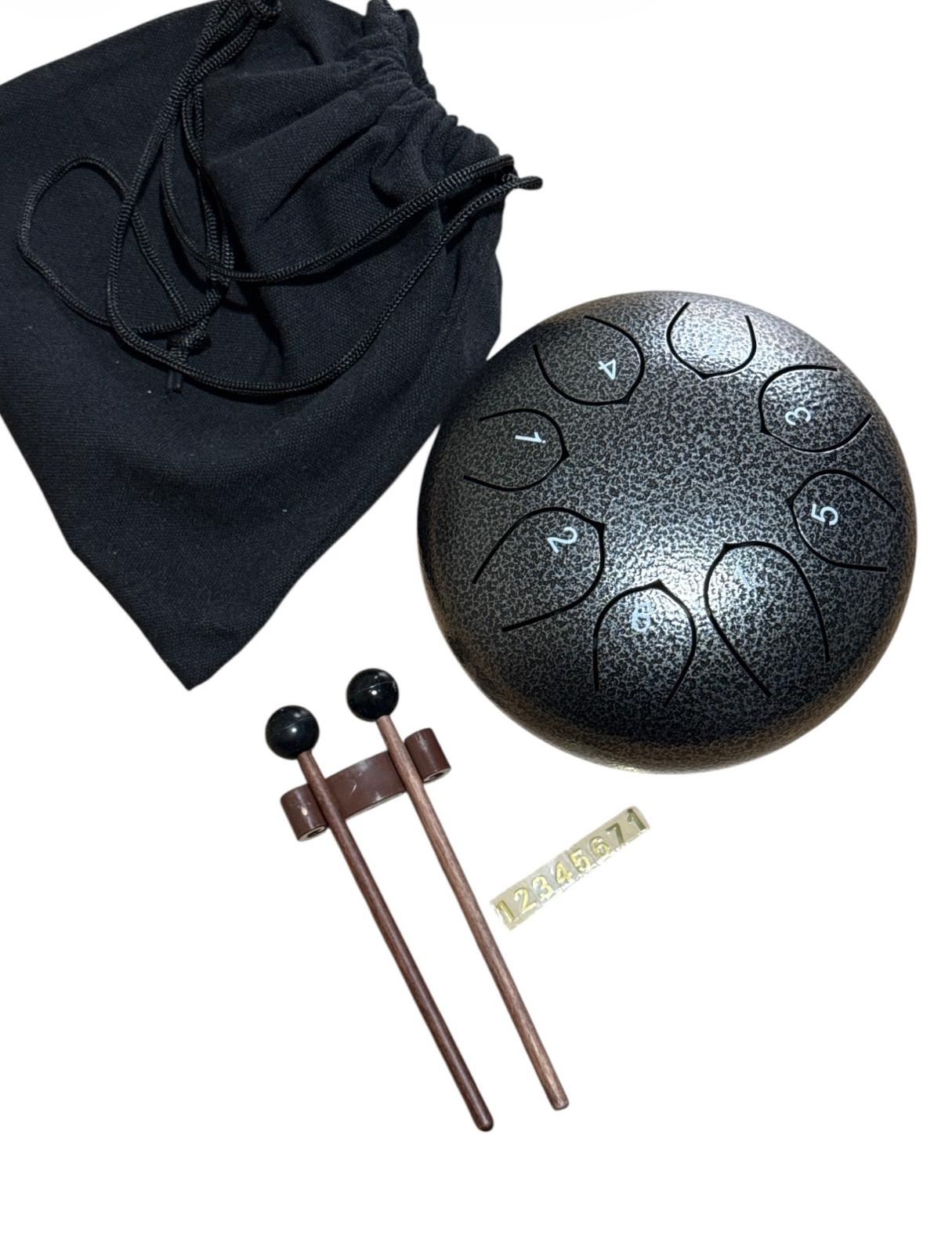Tongue Drum 15 cm Nero