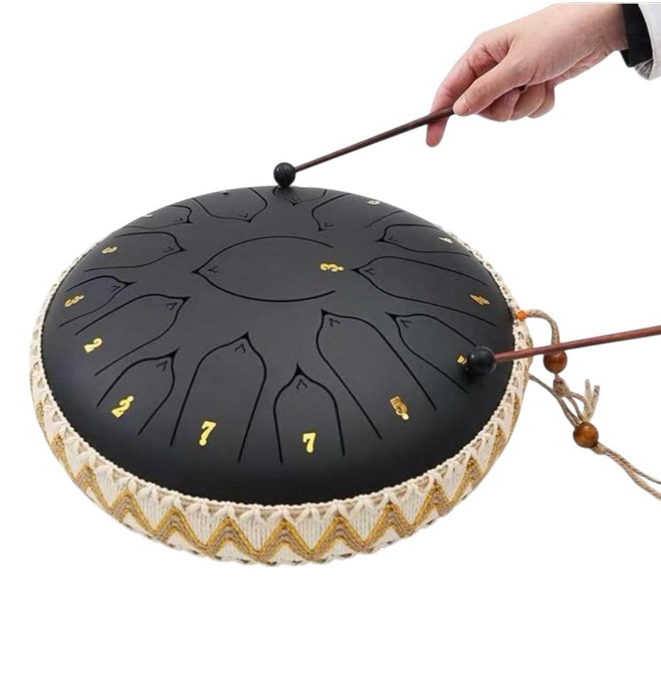 Tongue Drum 35 cm Nero
